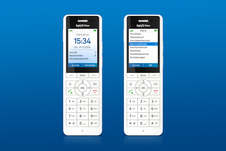 AVM hat ein Update für die FRITZ!Fon-Modelle X6, C6, C5 und C4 veröffentlicht