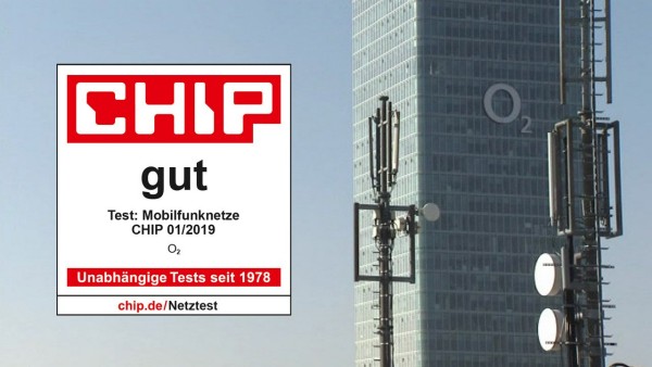 Telefónica erreicht die Note »gut« im CHIP-Netztest (Bild: Telefónica) Telefónica erreicht die Note »gut« im CHIP-Netztest