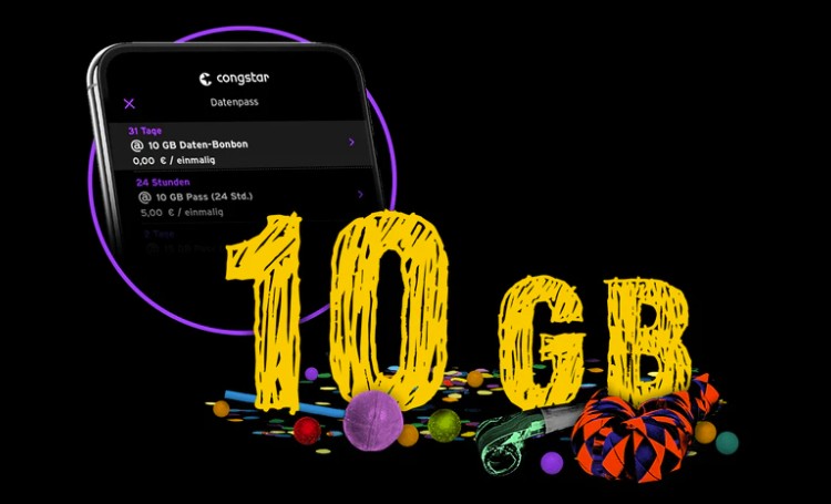 congstar schenkt seinen Kunden 10 GB Extra-Daten