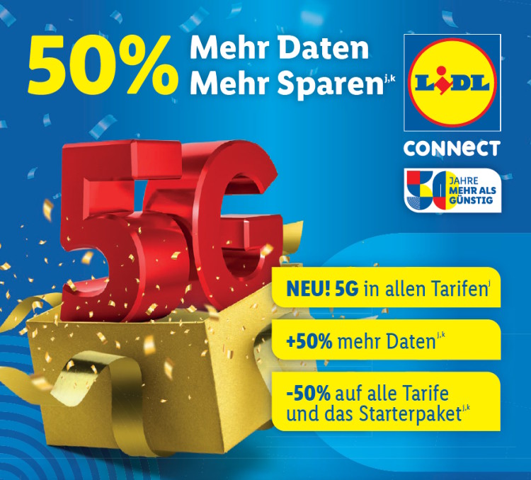 Lidl Connect demnächst mit 5G