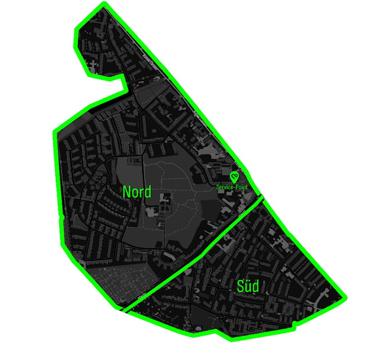 net.D Ausbaukarte Holthausen/Wersten