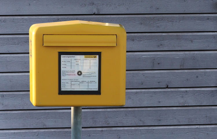 Briefkasten der Deutsche Post