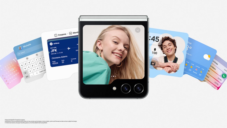 Samsung Galaxy Z Flip5 - Widgets
