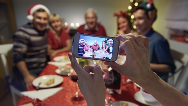 Smartphone an Heiligabend