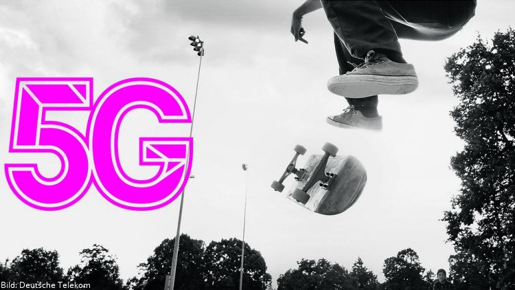 Telekom 5G Motiv Skater