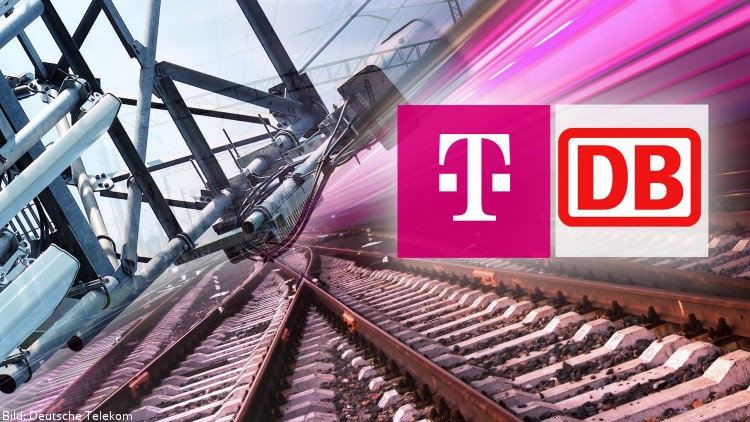 Deutsche Bahn und Deutsche Telekom verbessern Mobilfunkempfang im Zug