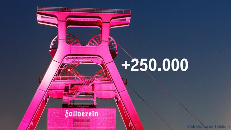 Telekom plant Glasfaseranschlüsse für über 250 000 Haushalte in Essen bis 2026 (Bild: Deutsche Telekom) Telekom plant Glasfaseranschlüsse für über 250 000 Haushalte in Essen bis 2026