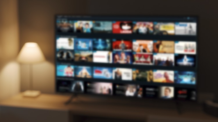 Streaming-Dienste auf einem Smart-TV