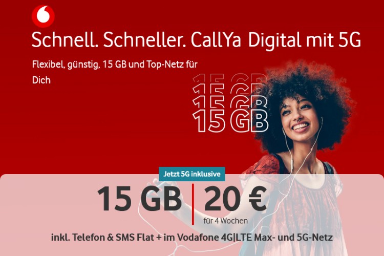 CallYa Digital jetzt mit 5G